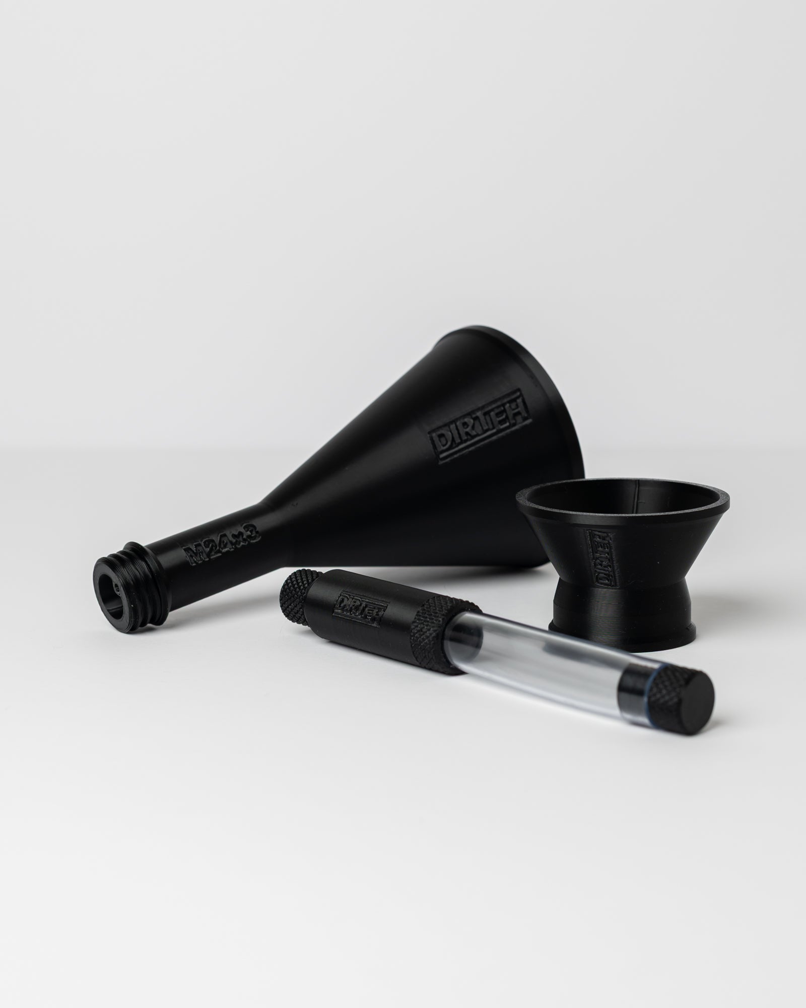 DIRT-EH 2-stroke oil injection oil drain kit on a light gray background